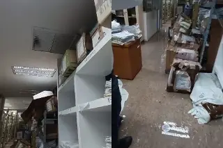 Imagen Se inunda IMSS de Cuauhtémoc en Veracruz (+VIDEO)