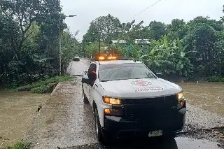 Imagen Refuerzan vigilancia por lluvias en zona norte de Veracruz