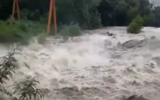 Imagen Reportan la crecida del Río Blanco por lluvias ¿En dónde?