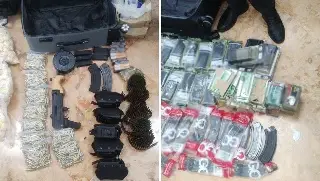 Imagen Detienen a 3 con arsenal en un avión privado en aeropuerto de Cancún