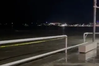 Imagen Comienza a desbordarse el río en la zona urbana de Tuxpan, Veracruz