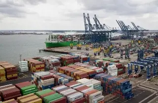 Imagen Sin fecha, la inauguración de la aduana del puerto de Veracruz