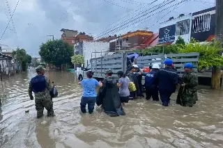 Imagen Activan Plan Marina en el norte de Veracruz por inundaciones y desbordamiento de ríos