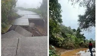 Imagen Maestra con un bebé de dos meses, entre los incomunicados al norte de Veracruz