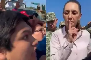 Imagen Indigna Sheinbaum callando a damnificados de Poza Rica, Veracruz; esto dice la presidenta tras video viral 