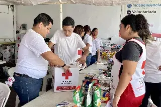 Estos son los productos que más faltan en el acopio de la Cruz Roja 