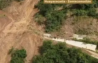 Hay cierre vial hacia Ilamatlán, al norte de Veracruz