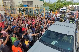 Así fue el recorrido de Sheinbaum en localidades de Hidalgo y Veracruz afectadas por inundaciones