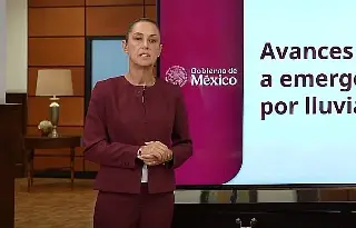 Imagen Siguen incomunicadas 160 localidades tras intensas lluvias en Hidalgo, Puebla, Querétaro, SLP y Veracruz: Sheinbaum