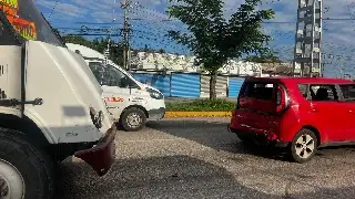 Imagen Fuerte choque en avenida de Veracruz; así ocurrió 