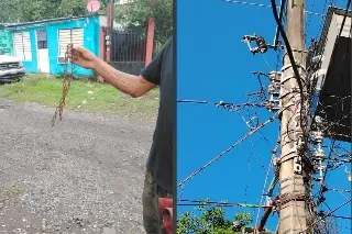 Piden rondines policiacos en Paso del Toro, cada rato les roban cable y los dejan sin luz