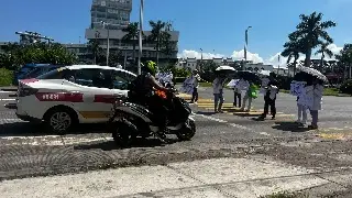 ¡Tome precaución! Realizan bloqueo intermitente en avenida de Boca del Río