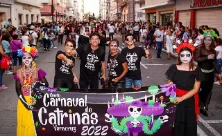 Imagen Más de mil personas participarán en Carnaval de Catrinas de Veracruz