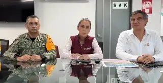 Imagen Crecimiento del río Pánuco no representa riesgo, dice Claudia Sheinbaum