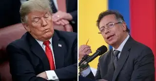 Imagen Trump llama narcotraficante a presidente de Colombia; Petro responde