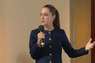 Imagen Sheinbaum niega promoción tras petición a damnificados para que piensen su voto