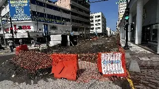 Imagen Estas calles del centro histórico aún permanecen cerradas a la vialidad en Veracruz