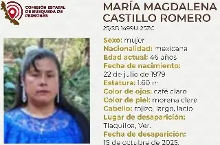 Hallan sin vida a mujer reportada desaparecida en Tlaquilpa, Veracruz
