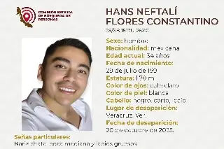 Piden apoyo para localizar a hombre desaparecido en el puerto de Veracruz