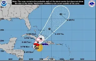 Imagen Melissa sube a huracán categoría 4 y avanza en el Caribe