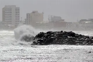 Imagen ¿A que hora del miércoles serían las rachas máximas por evento de norte en Veracruz?