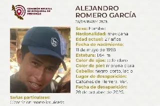 Desaparece joven al norte de Veracruz; estas son sus características 