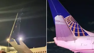 Imagen Dos aviones de United Airlines chocan en pista de aeropuerto de Nueva York 