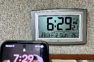 Imagen ¿Se atrasó tu reloj este domingo? En Veracruz a ciertas personas sí 