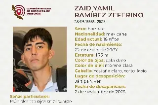 Desaparece joven al sur de Veracruz; estas son sus características 