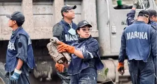 Marina inicia retiro del personal asignado a atender emergencia al norte de Veracruz