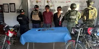 Caen dos con droga y motos en Chinameca, Veracruz 