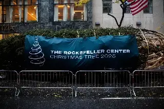 Llega al Rockefeller Center su famoso árbol de Navidad