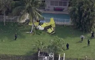 Deja dos muertos caída de aeronave en Florida; llevaba ayuda para damnificados por Melissa