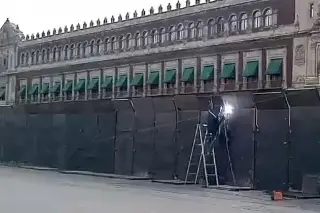 “Son para proteger a la gente”: Sheinbaum justifica vallas en Palacio Nacional por marchas