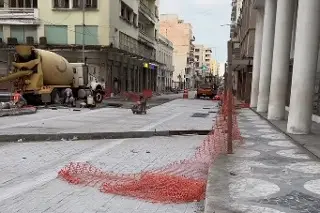Señalizarán en donde se hallaron restos de la muralla en Veracruz 