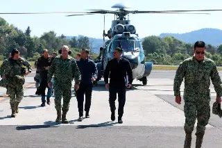 Llega Harfuch a Uruapan para supervisar Plan Michoacán