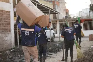 Junior H impulsa brigadas “Sad Boys” para ayudar a familias damnificadas en Poza Rica