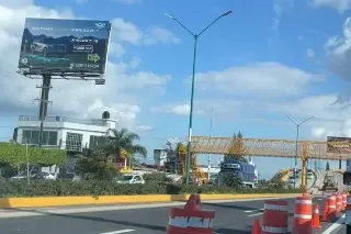 Puente de El Olmo presenta fracturas a un año de su inauguración: Ahued