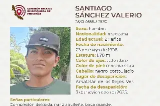 Joven desaparece en zona centro del estado de Veracruz; aquí sus características 