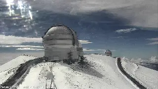 Cae primera nevada de EU en Hawái, antes que en Nueva York o Boston (+VIDEO)