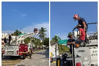 Imagen ¿Qué pasó con el hombre que trepó un espectacular y la torre de Pemex? (Video)