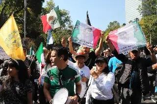 Avanza segunda marcha de la Generación Z; policías los esperan en CDMX (+Video)