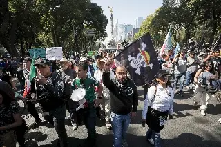 Segunda marcha Generación Z se realiza con poca gente y sin disturbios