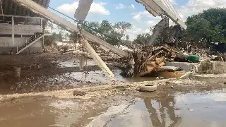 ¿Opera terminal de camiones afectada por inundación en Poza Rica? Esto se sabe