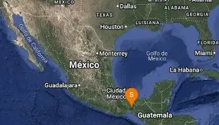 Tiembla al sur de Veracruz este viernes