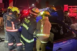 Mueren 2 personas y una más lesionada en fatal accidente por 'jugar carreritas'