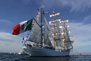 Imagen Veracruz listo para recibir al buque Cuauhtémoc; checa los días y horarios para poder visitarlo