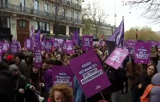 Protestan miles en Francia por violencia contra la mujer (+Video)