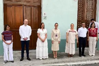 Claudia Sheinbaum reinaugura Casa Benito Juárez en Veracruz