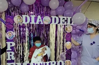 Realizan festejo del Día del Prematuro en Veracruz 